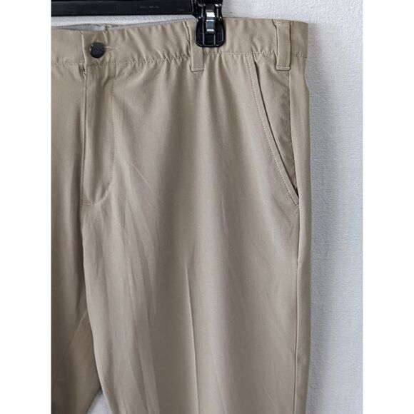 Adidas Golf Pants Lightweight Bundle 2 Pairs Khaki and Gray Size 38x30 - Picture 11 of 16